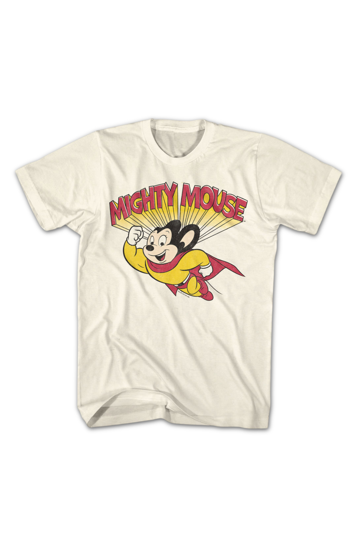 Flying And Flexing Mighty Mouse T-Shirt