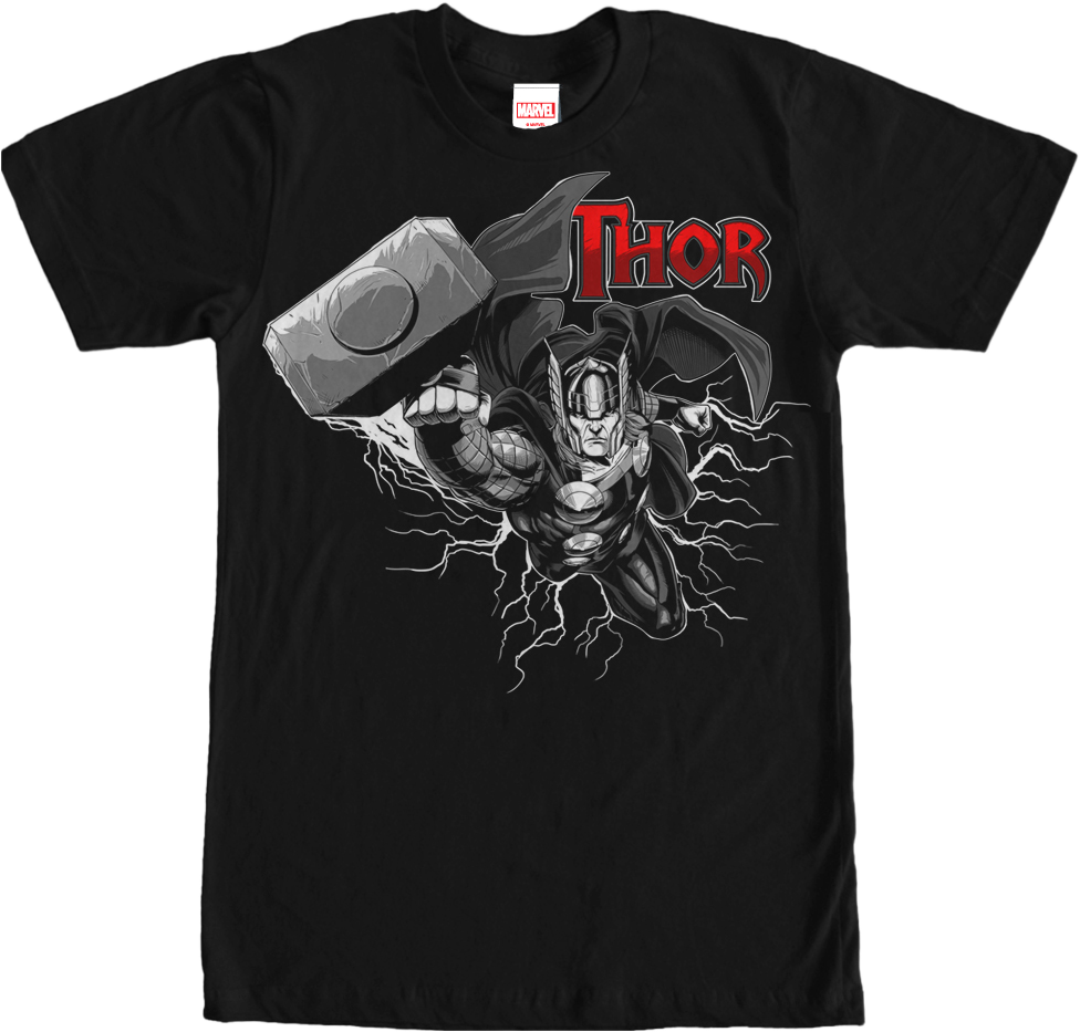 Flying God of Thunder Thor Shirt