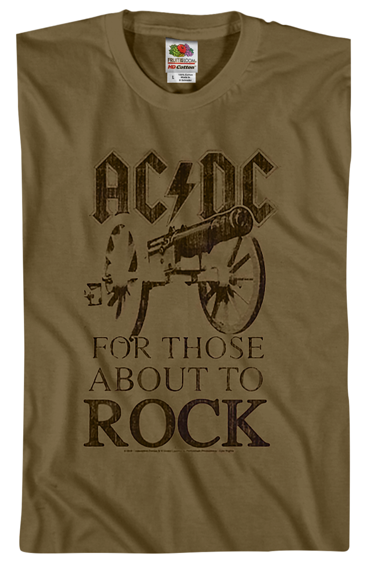 For Those About To Rock ACDC Shirt