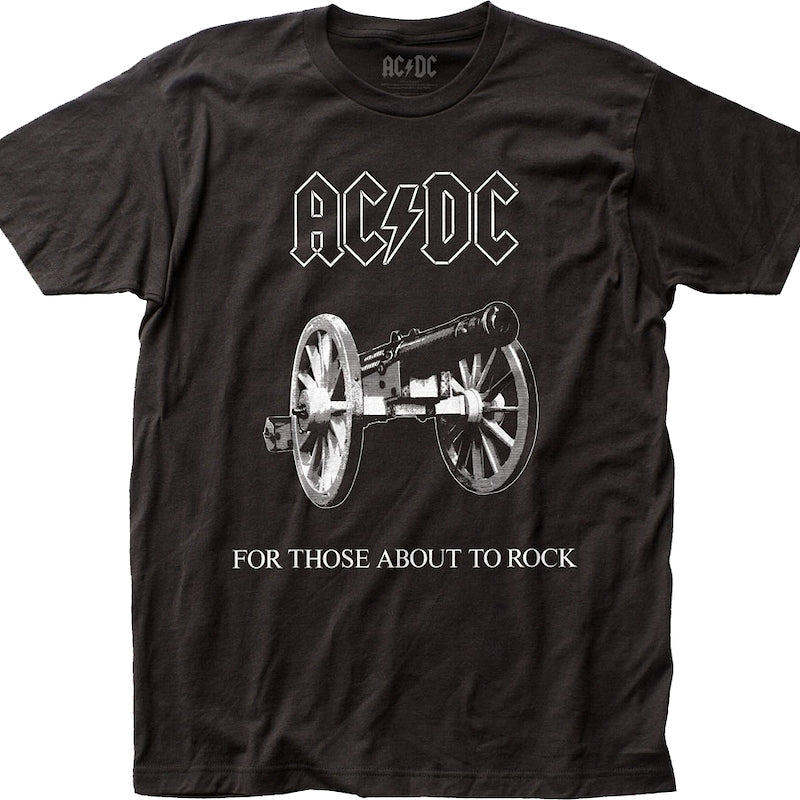 For Those About To Rock Cannon ACDC Shirt