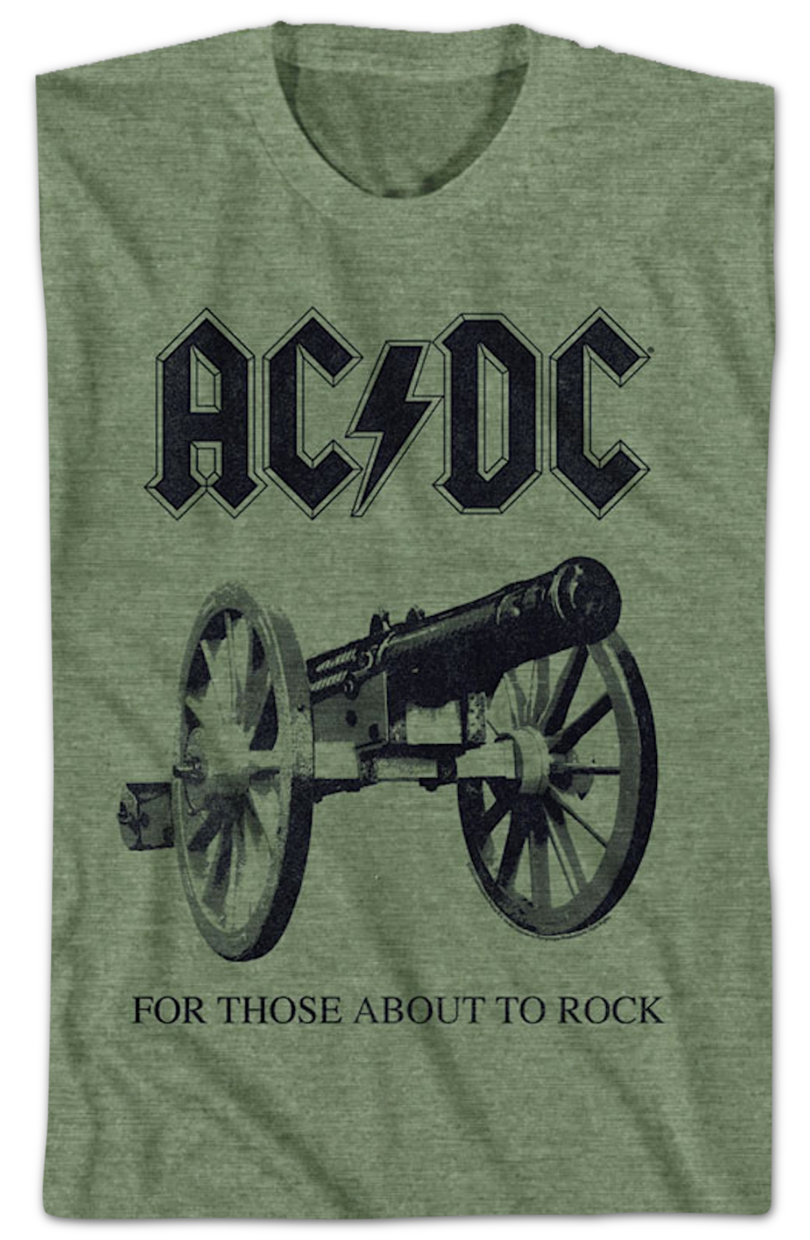 For Those About To Rock We Salute You Cannon ACDC Shirt