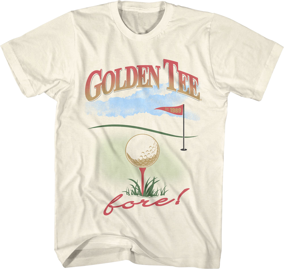 Fore! Golden Tee Golf T-Shirt