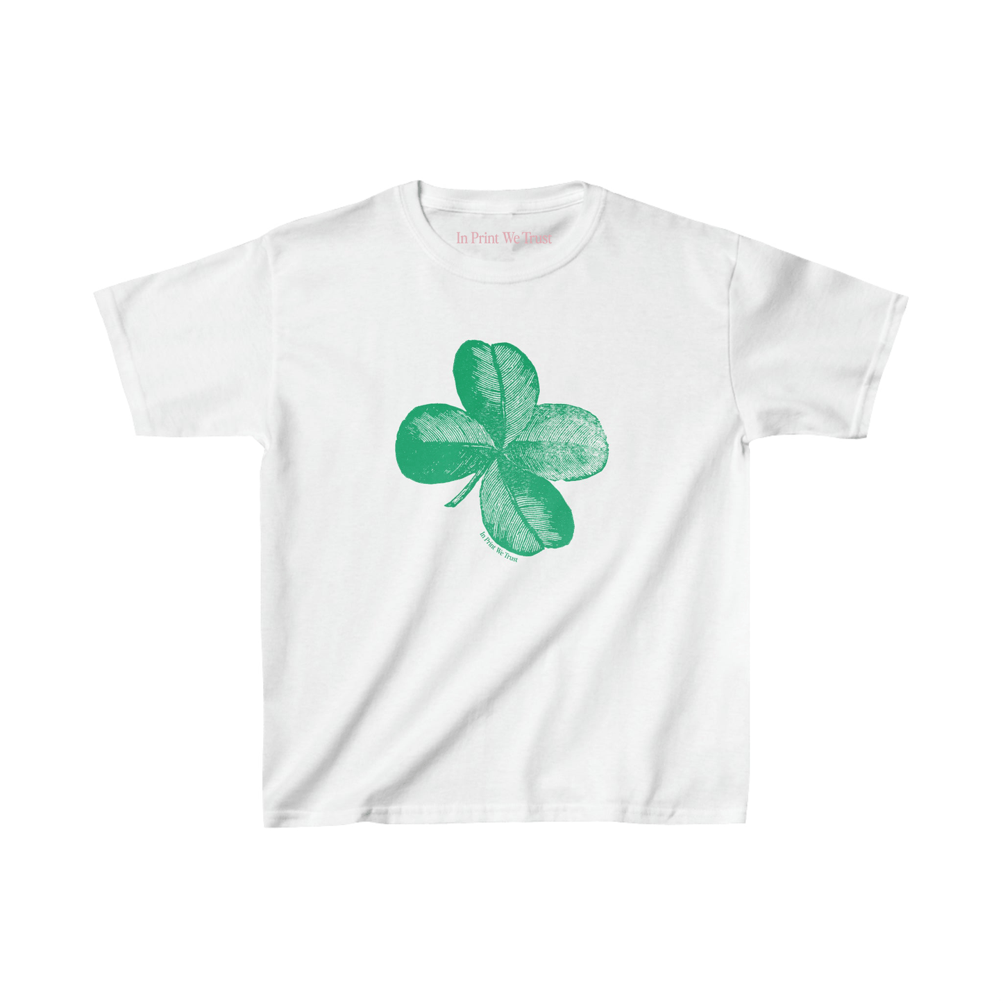 four-leaf clover essential baby tee