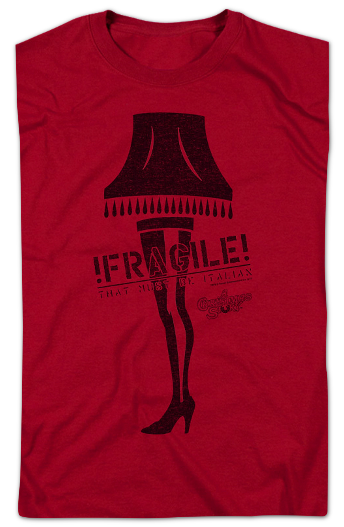 Fragile Leg Lamp Christmas Story T-Shirt