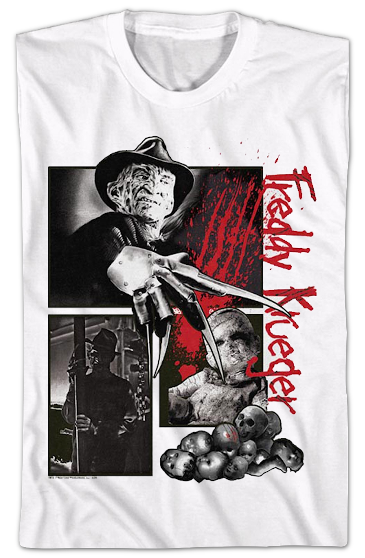 Freddy Krueger Collage Nightmare On Elm Street T-Shirt