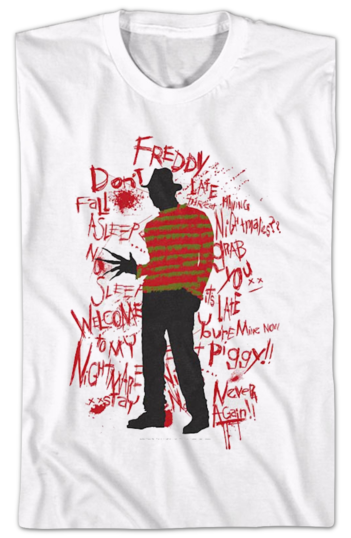 Freddy Krueger Quotes Nightmare On Elm Street T-Shirt