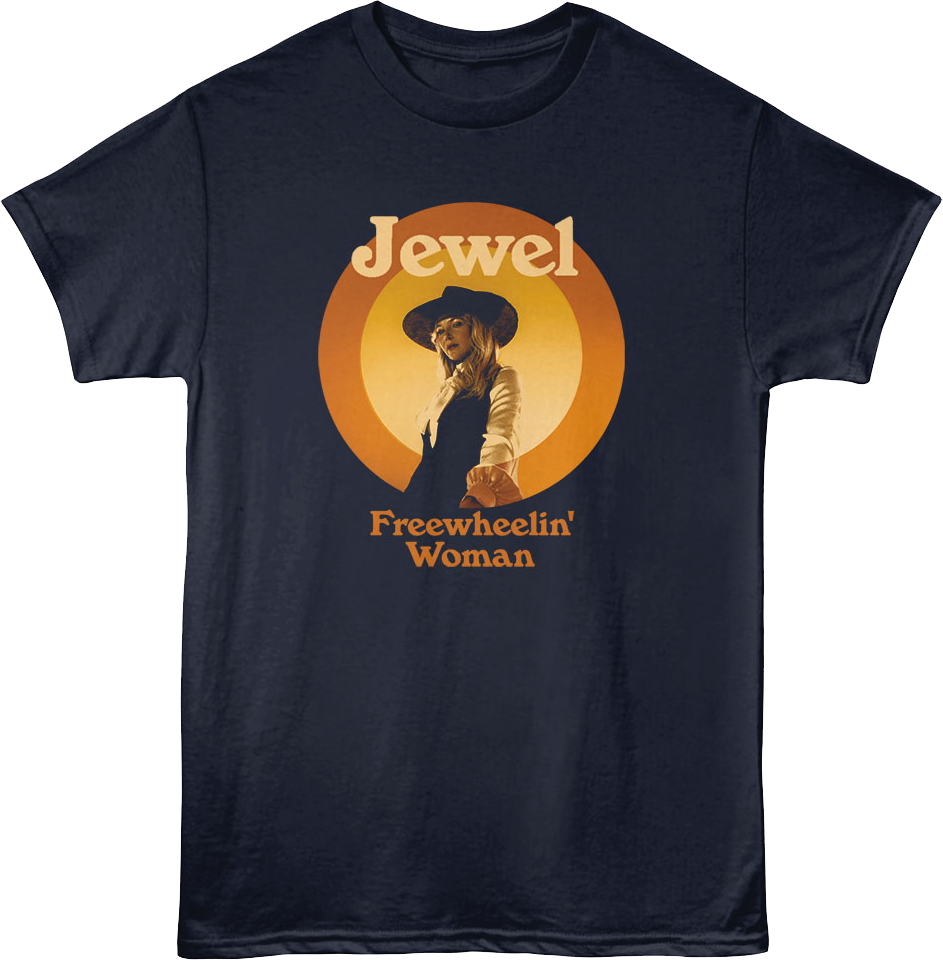 Freewheelin' Woman Jewel T-Shirt