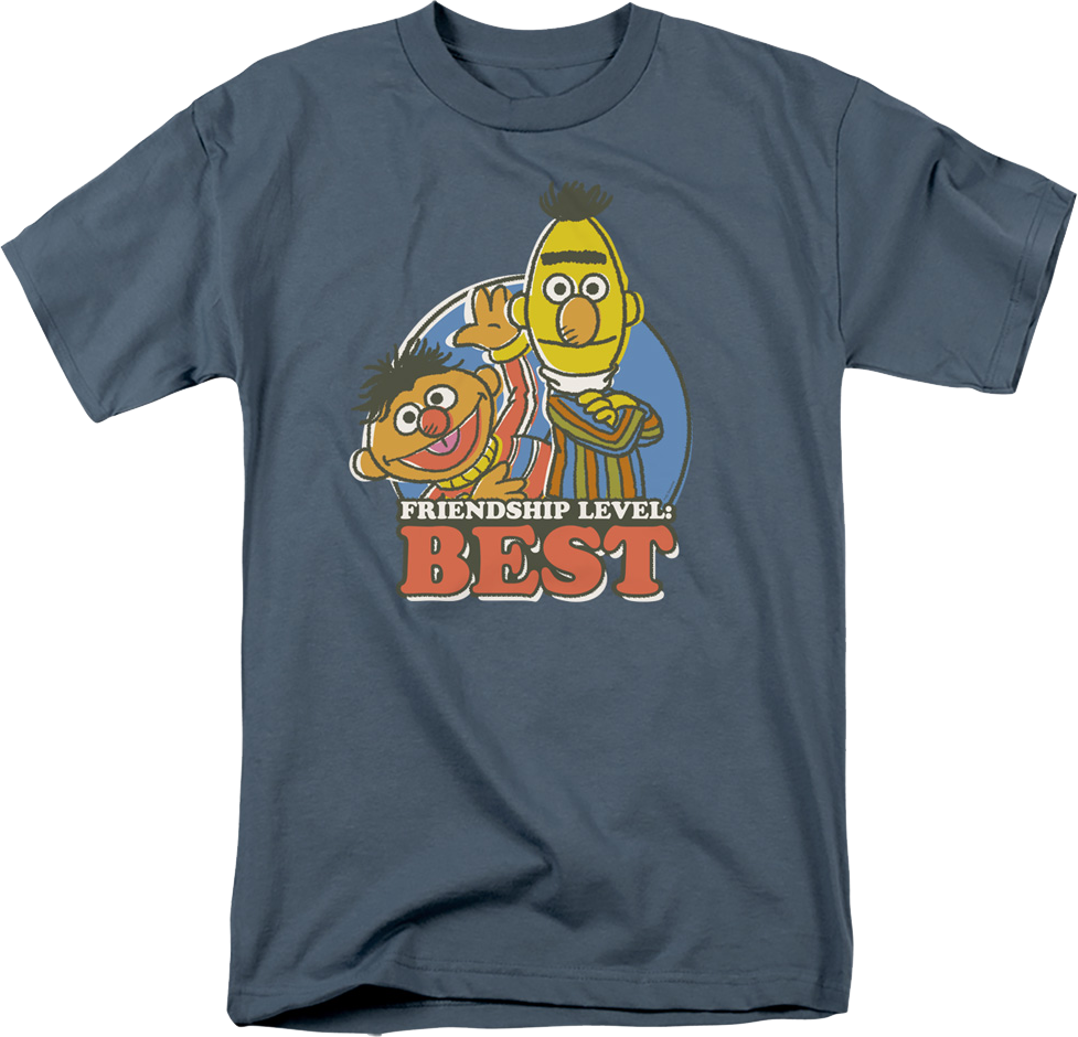 Friendship Level: Best Sesame Street T-Shirt