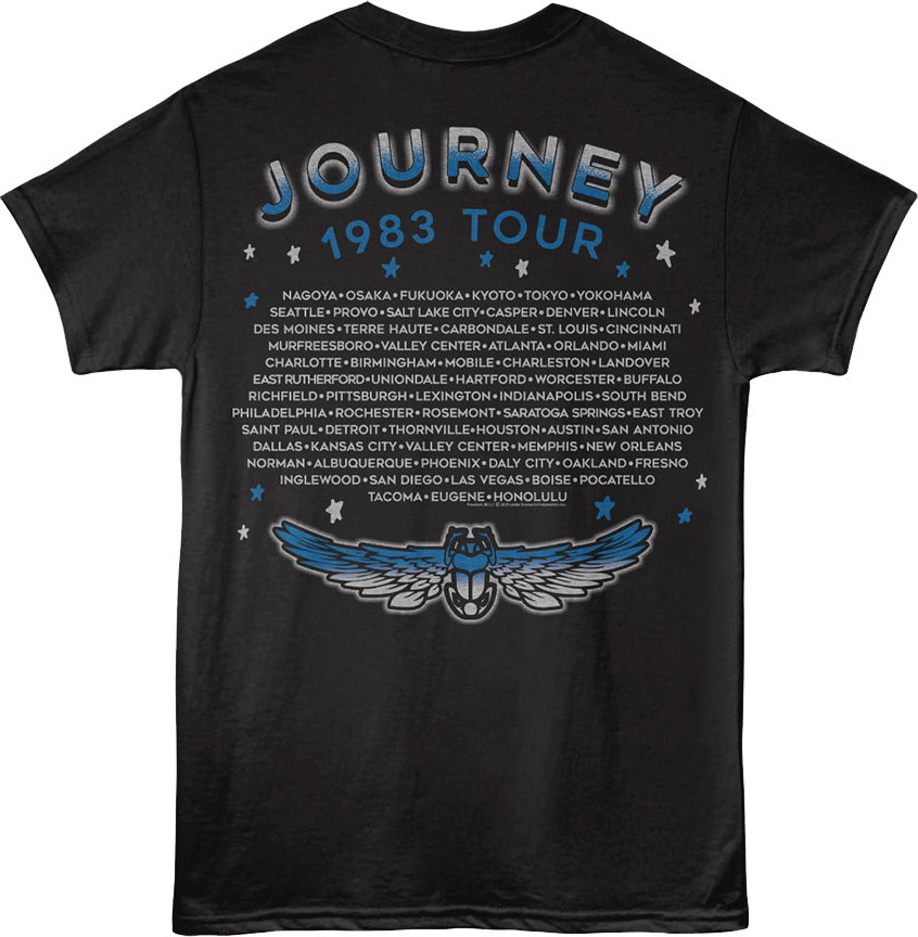 Front & Back Don't Stop Believin' Journey T-Shirt