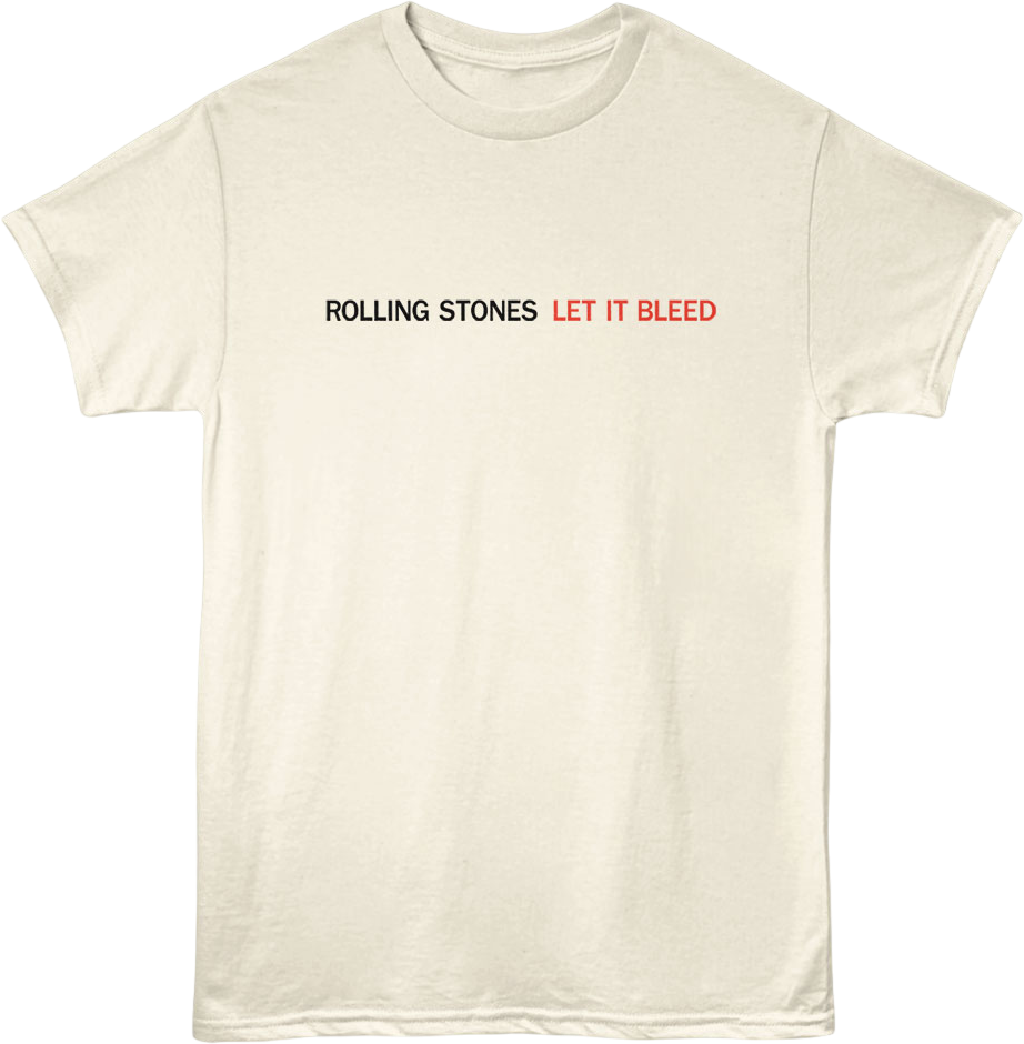 Front & Back Let It Bleed Rolling Stones T-Shirt