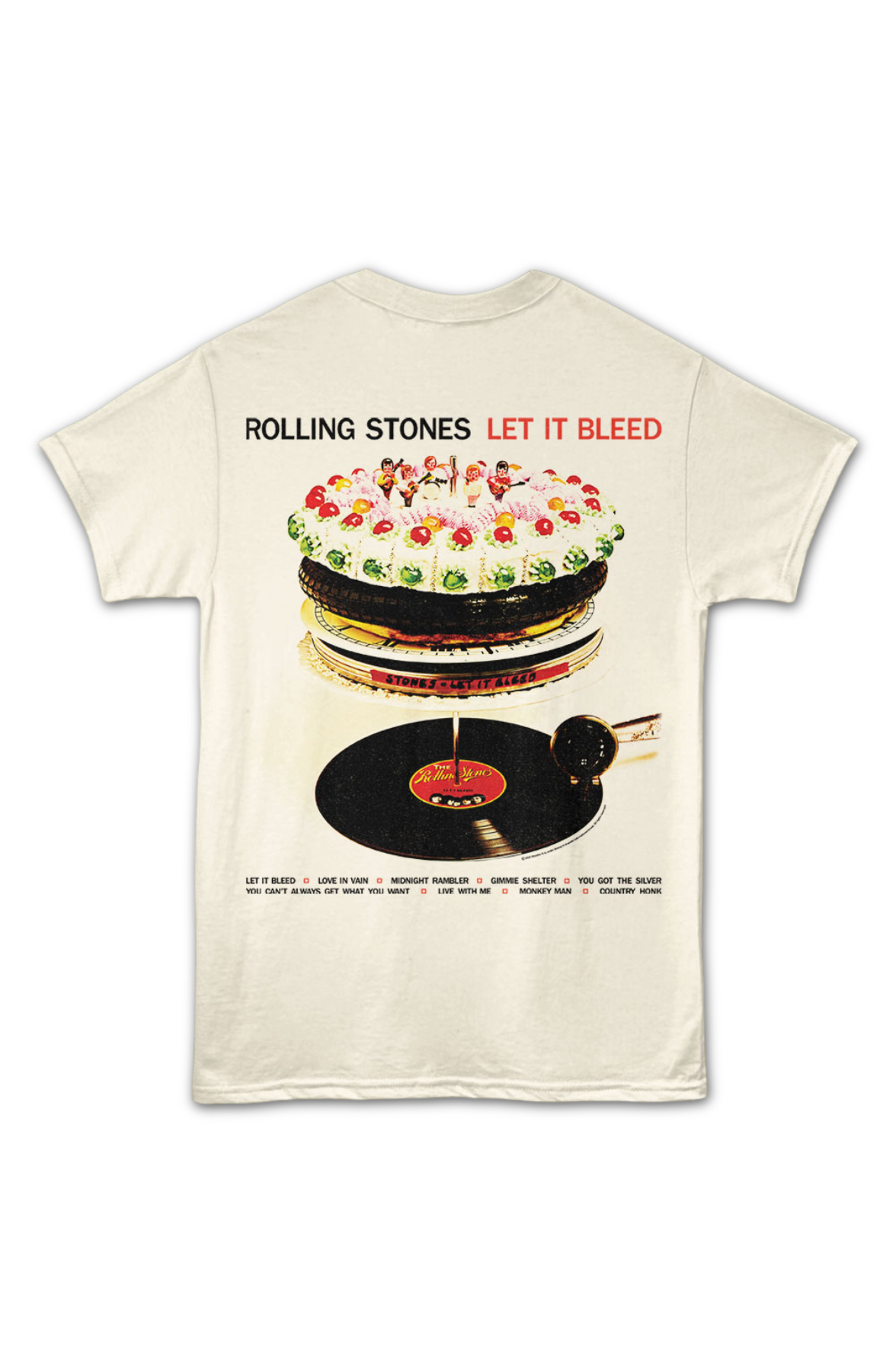 Front & Back Let It Bleed Rolling Stones T-Shirt