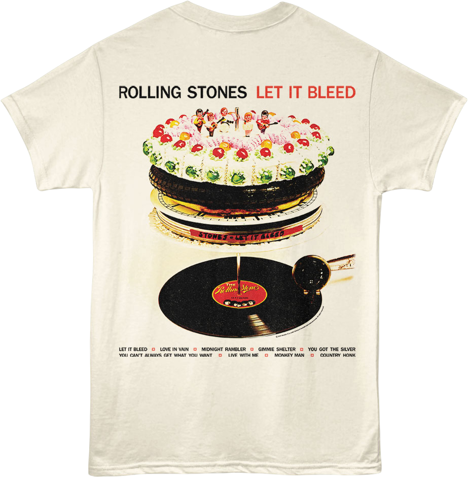 Front & Back Let It Bleed Rolling Stones T-Shirt