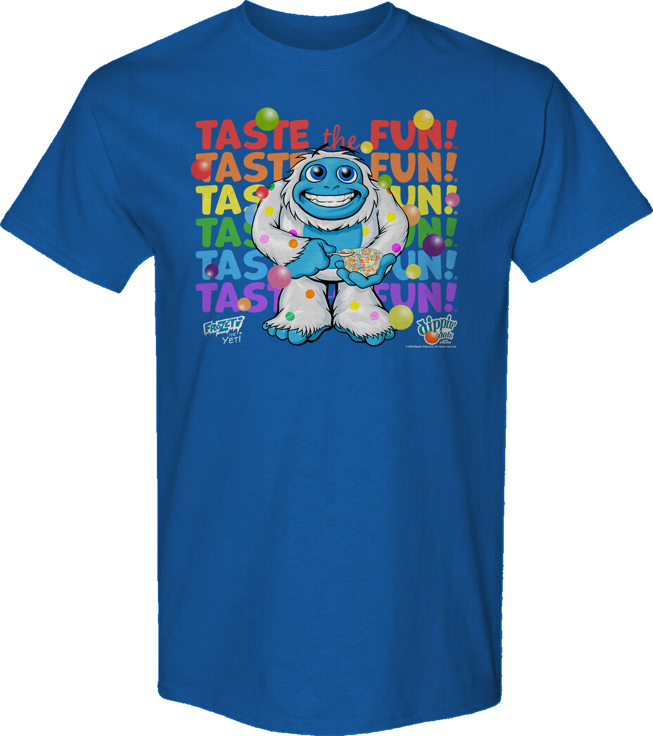 Frozeti The Yeti Taste The Fun Dippin' Dots T-Shirt
