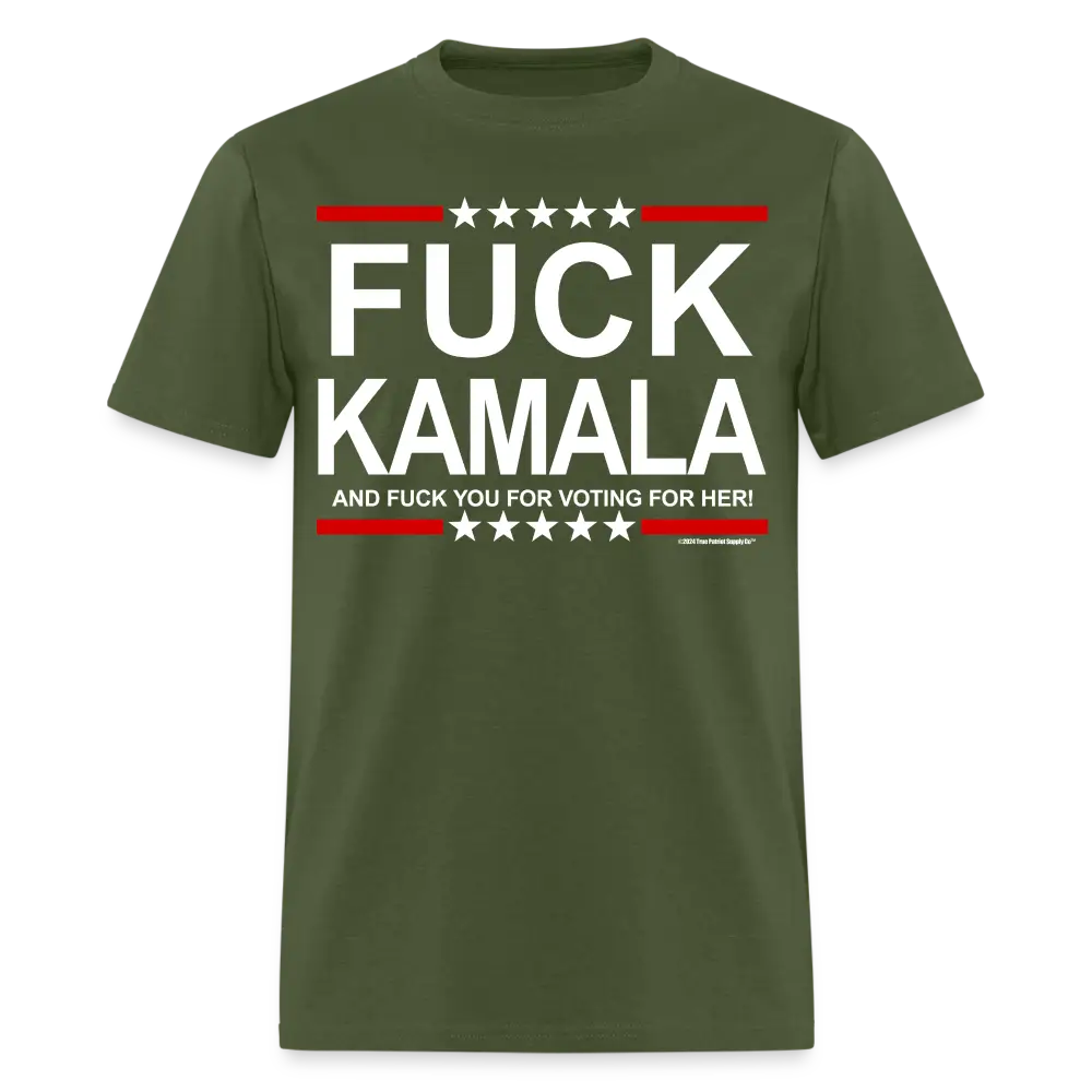 Fuck Kamala Harris And Fuck You For Voting For Her Unisex Classic T-Shirt