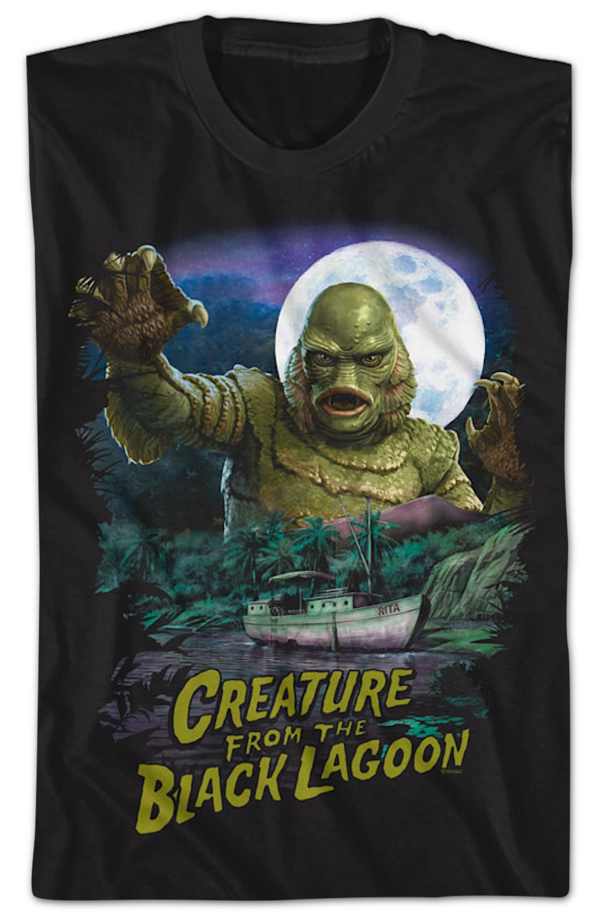 Full Moon Creature From The Black Lagoon T-Shirt
