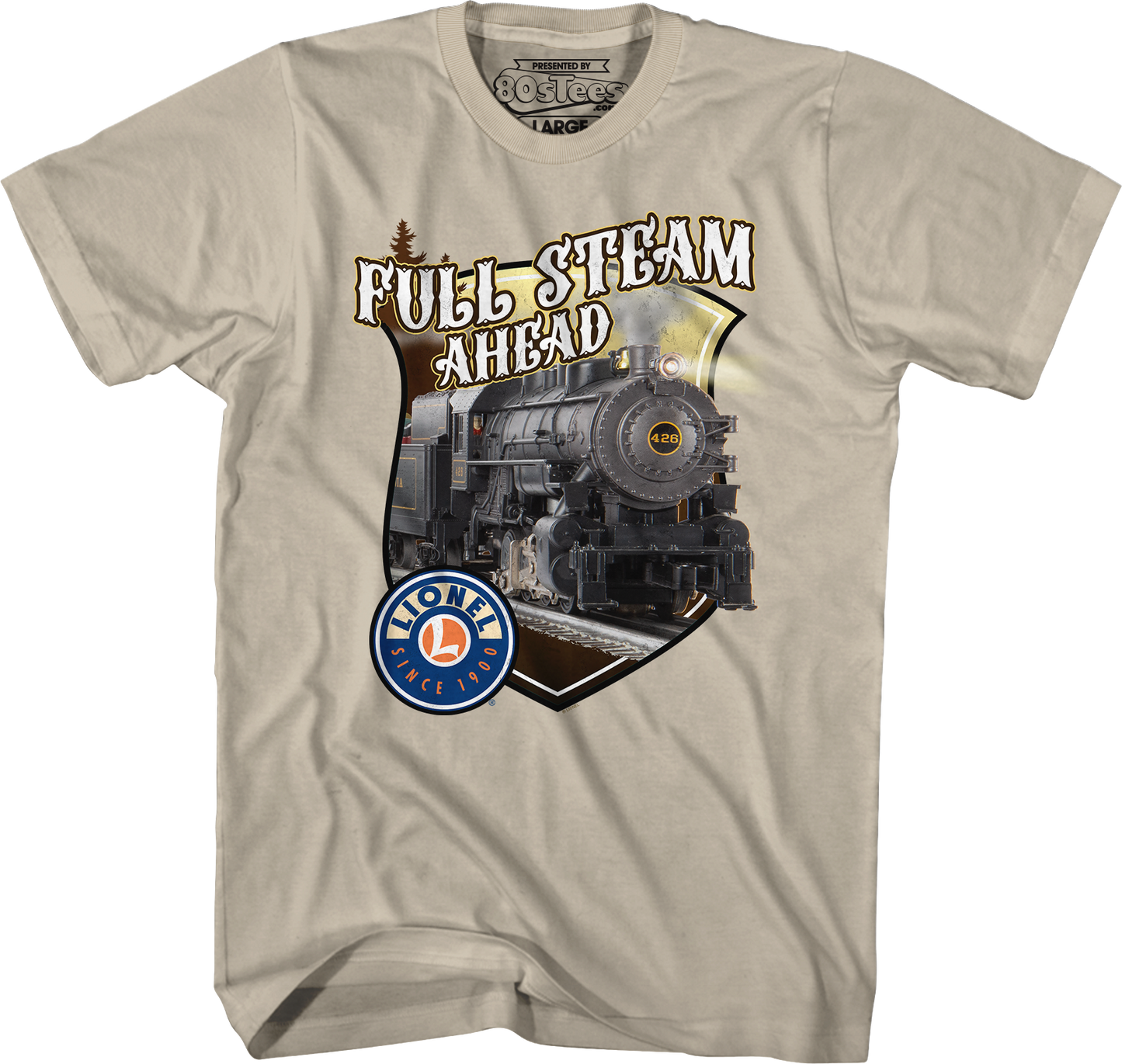 Full Steam Ahead Lionel Trains T-Shirt