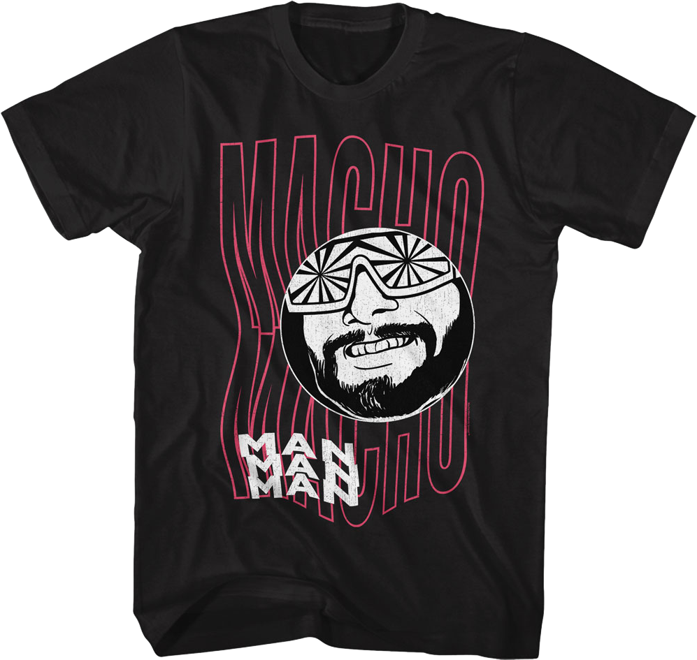 Funky Text Macho Man Randy Savage T-Shirt
