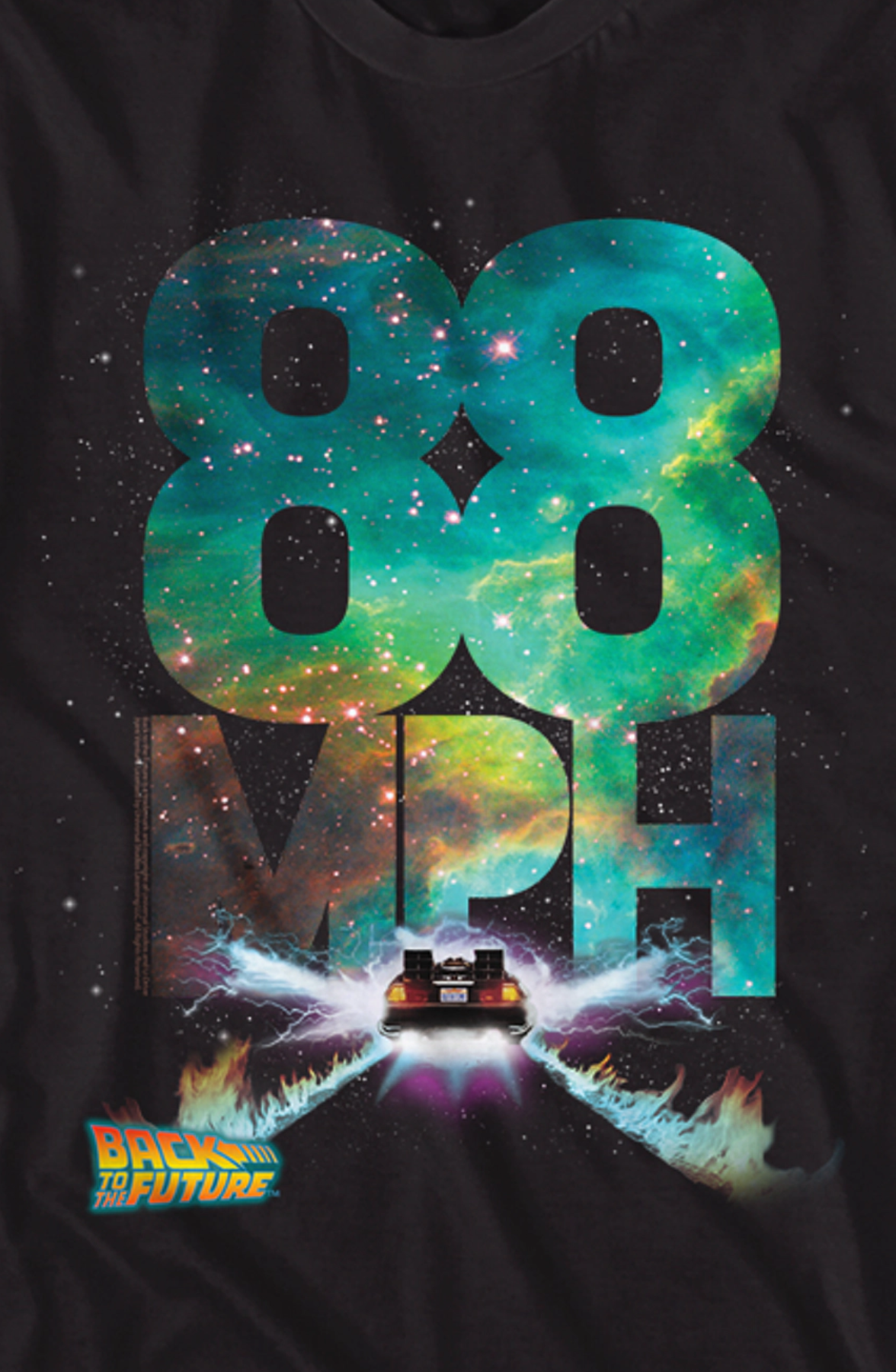 Galactic 88 Miles Per Hour Back To The Future T-Shirt