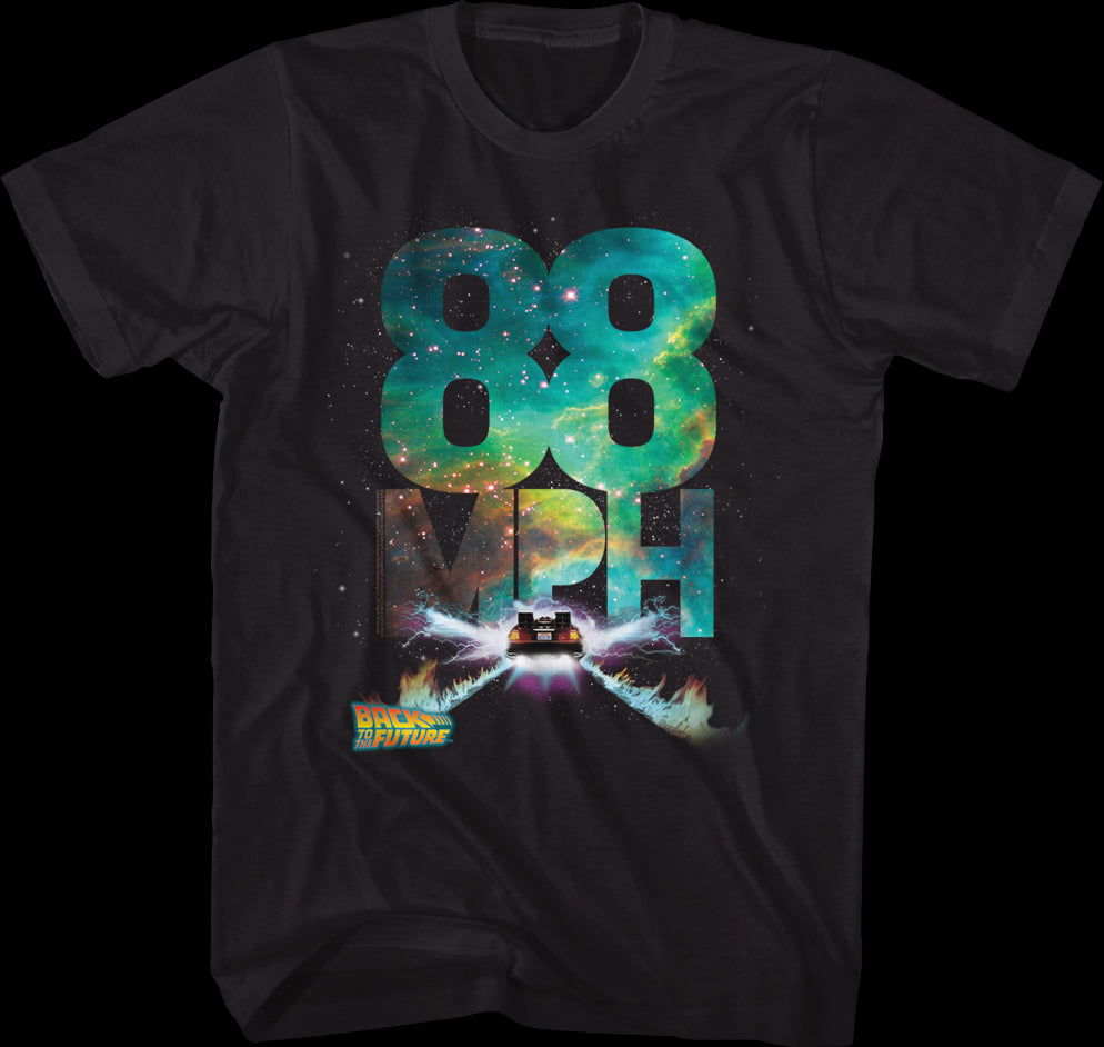 Galactic 88 Miles Per Hour Back To The Future T-Shirt