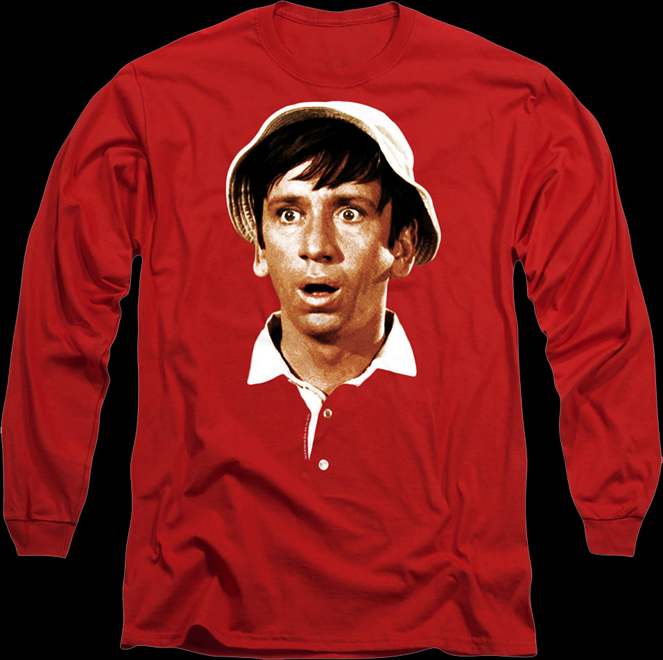 Gilligan's Head Gilligan's Island Long Sleeve Shirt