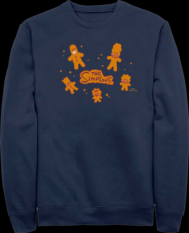 Gingerbread Cookies Simpsons Sweatshirt