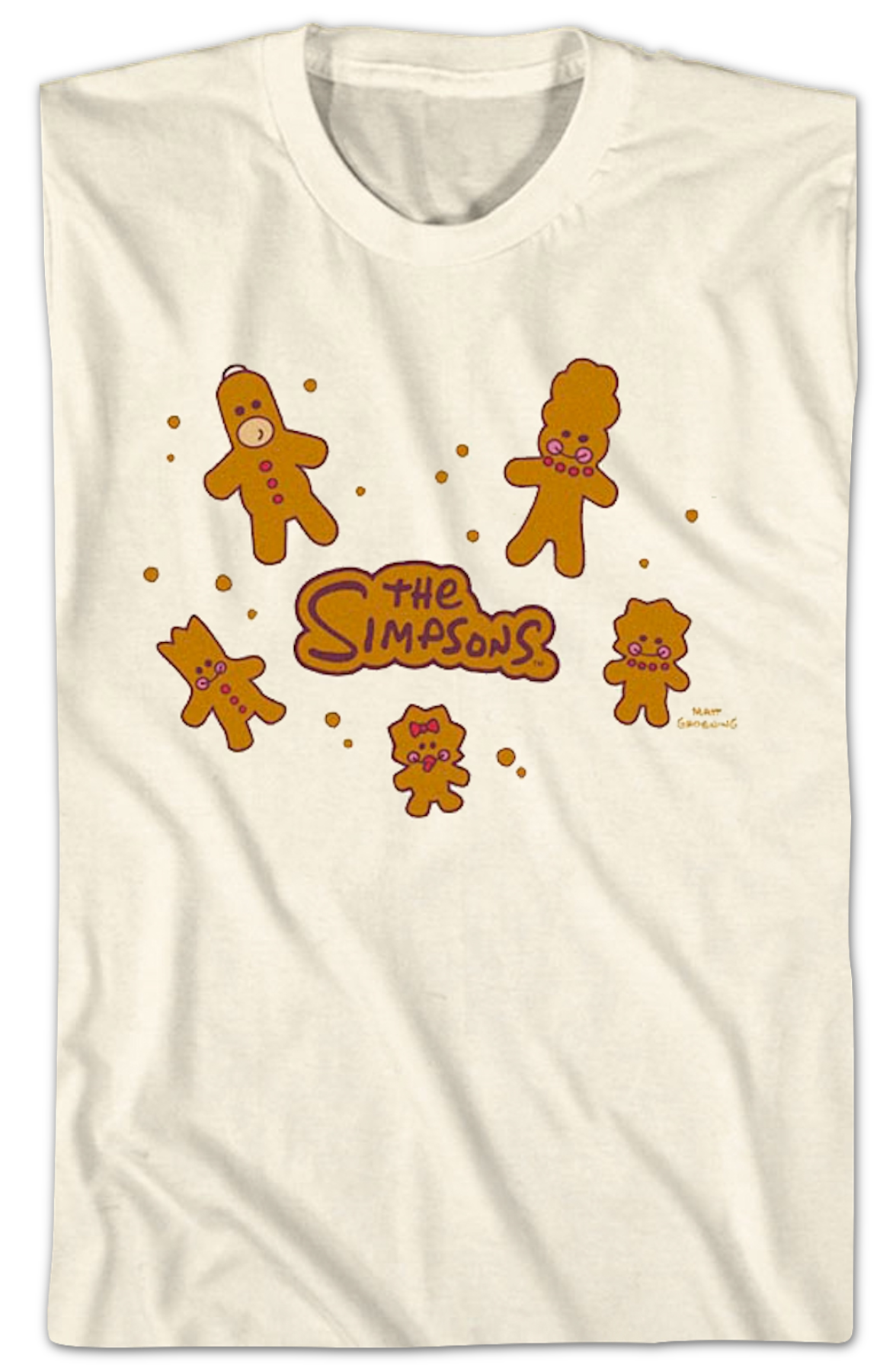 Gingerbread Cookies Simpsons T-Shirt