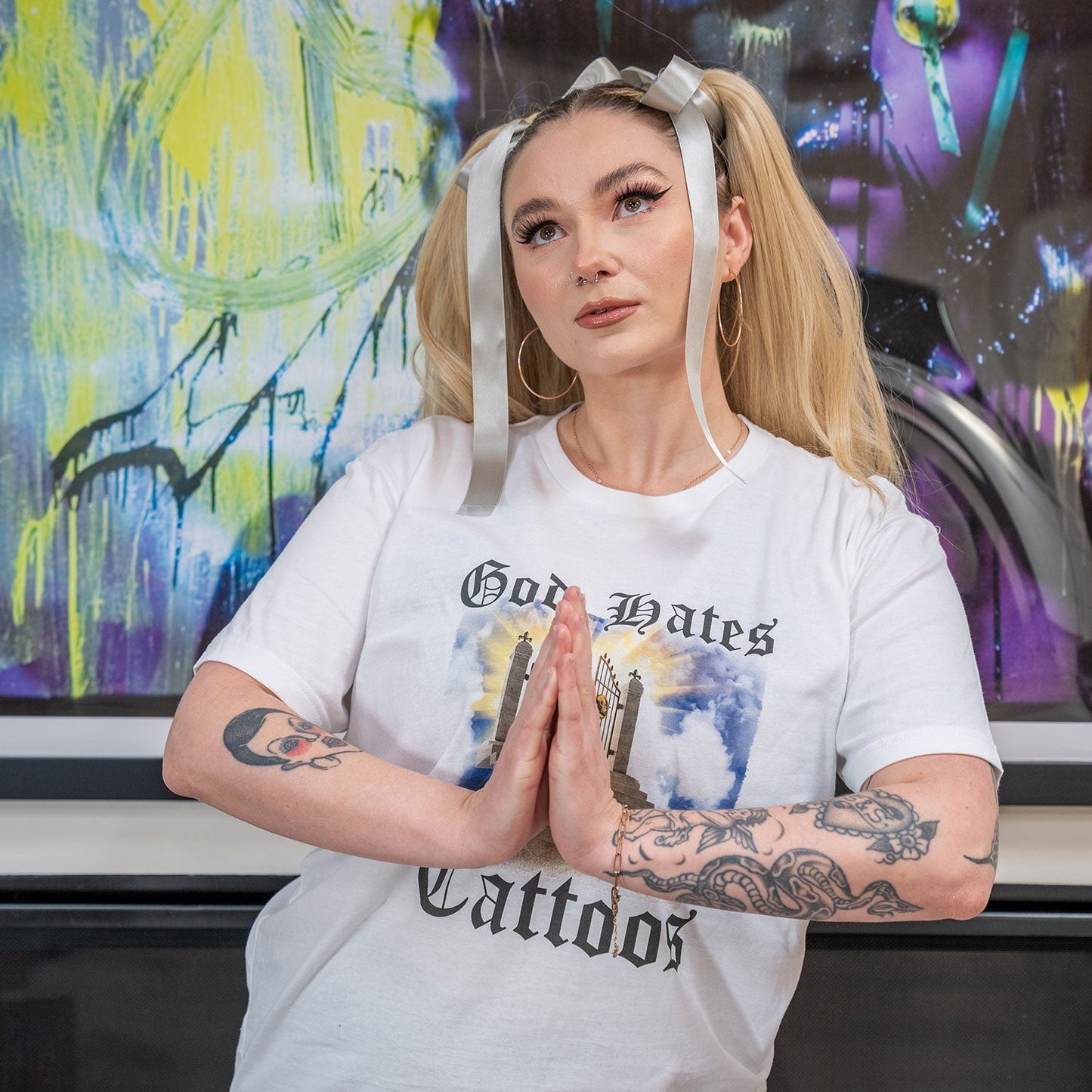 God Hates Tattoos T Shirt