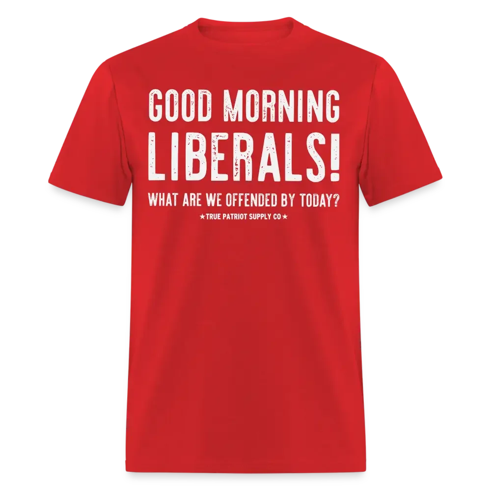 Good Morning Liberals! What Are We Offended By Today? Anti Snowflake Unisex Classic T-Shirt