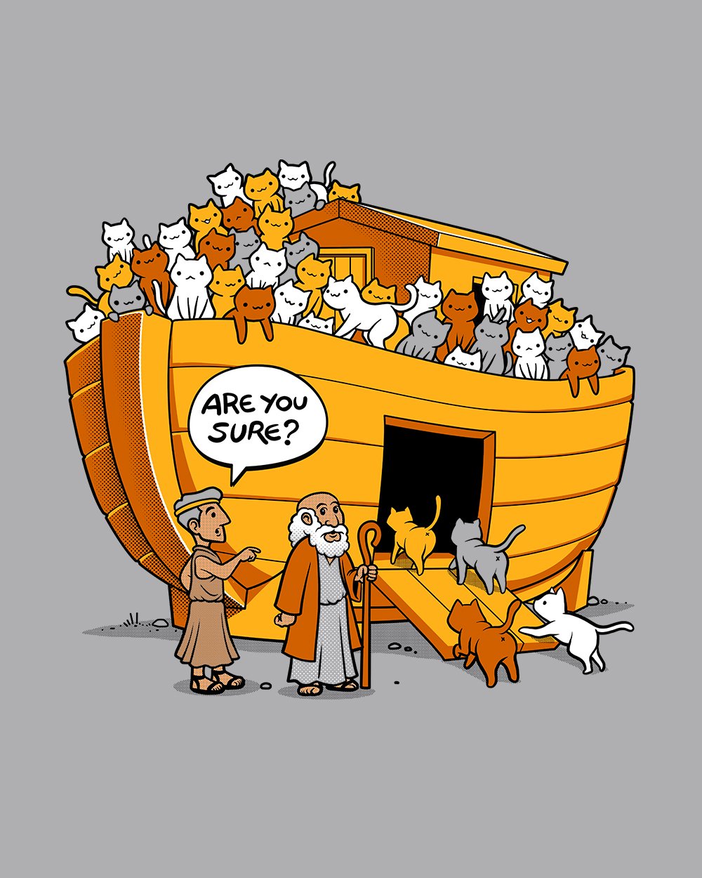 Noah's Ark Cat T-Shirt