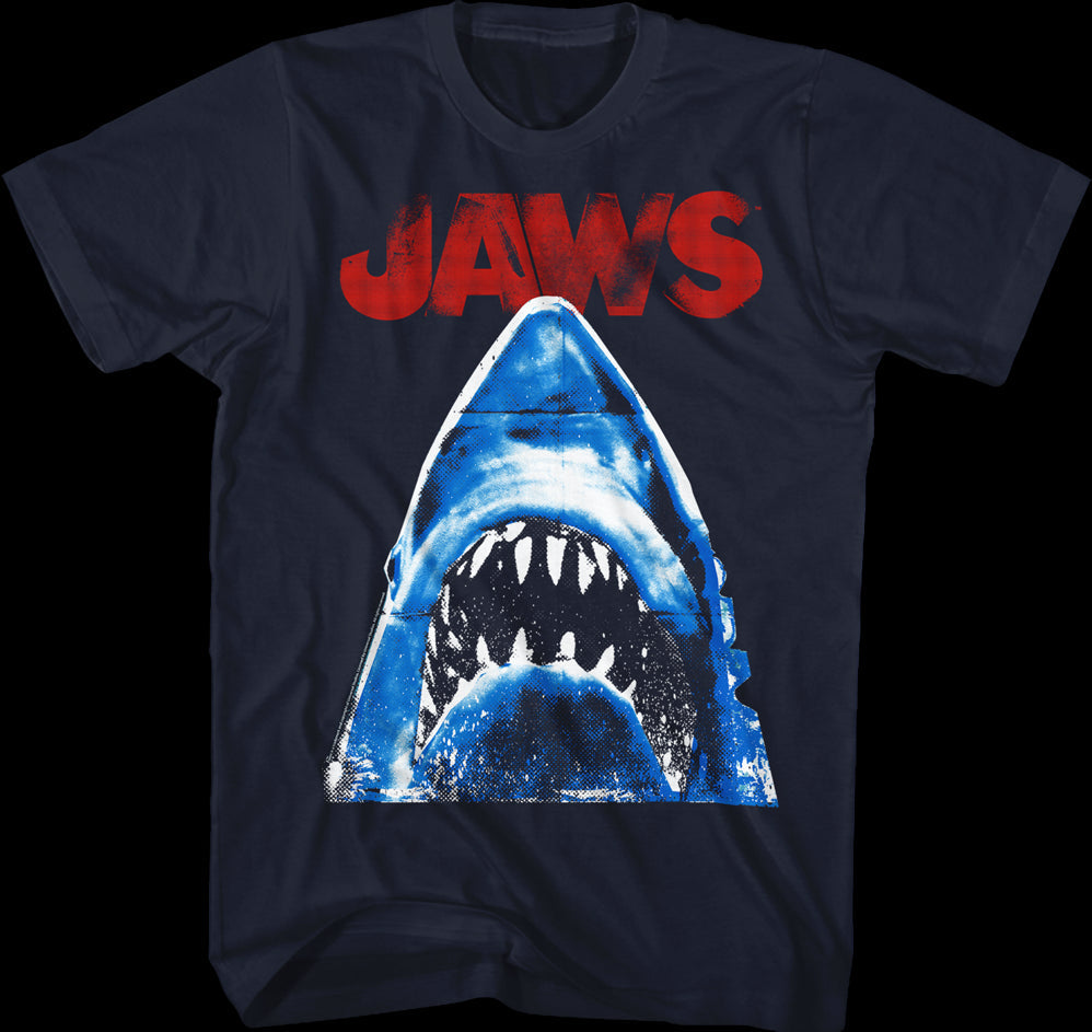 Halftone Jaws T-Shirt