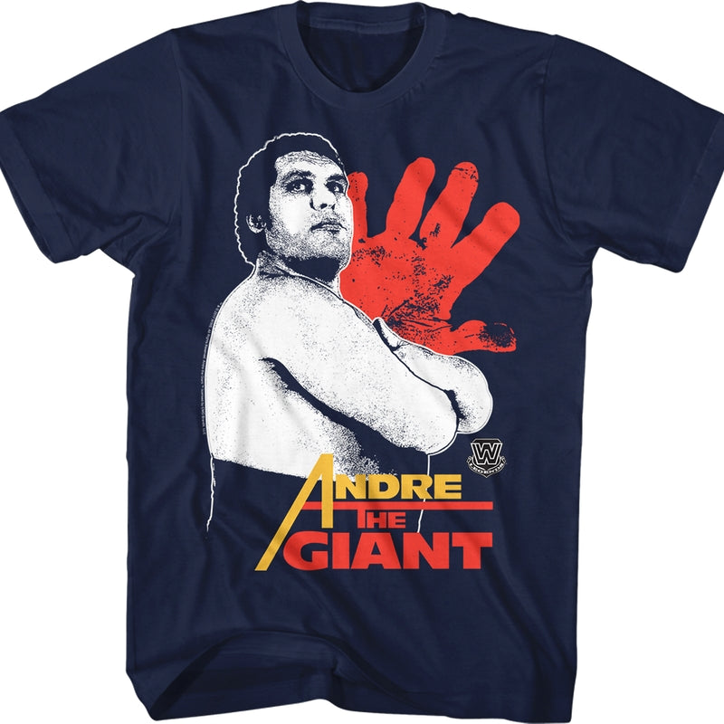 Handprint Andre The Giant T-Shirt