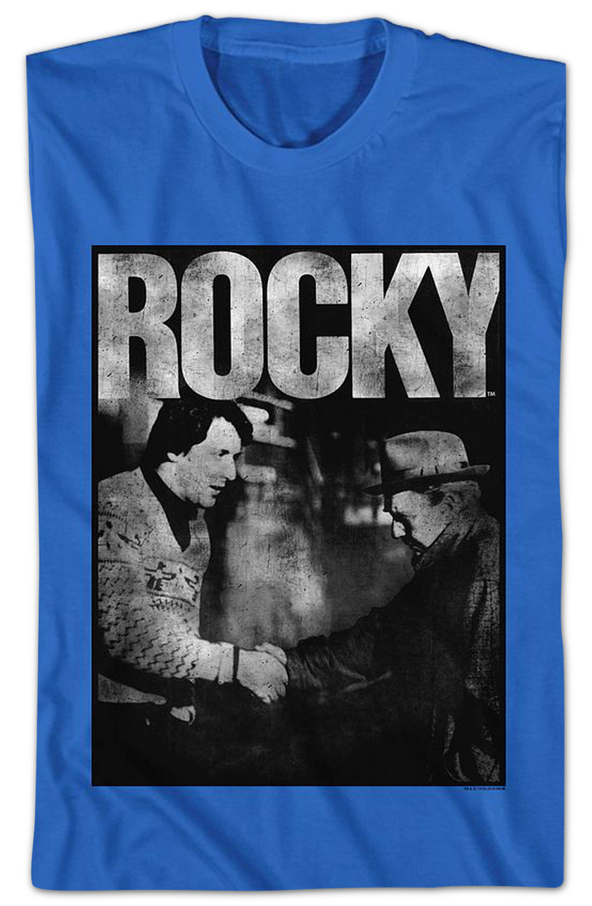 Handshake Mickey And Rocky T-Shirt