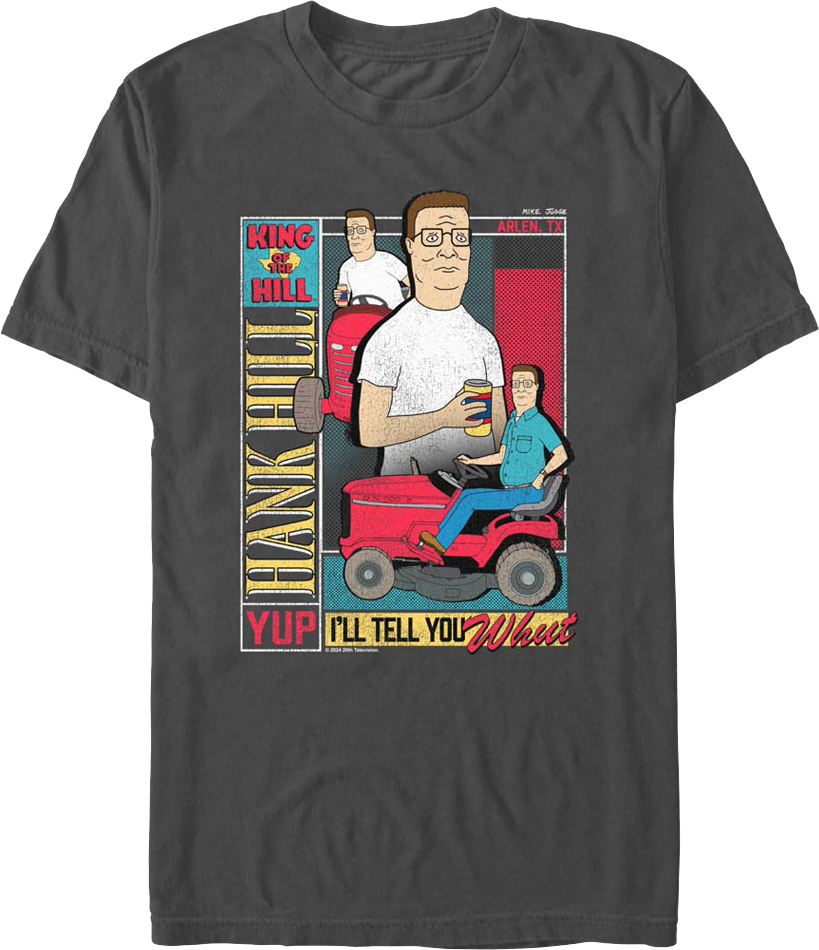 Hank Hill Collage King of the Hill T-Shirt