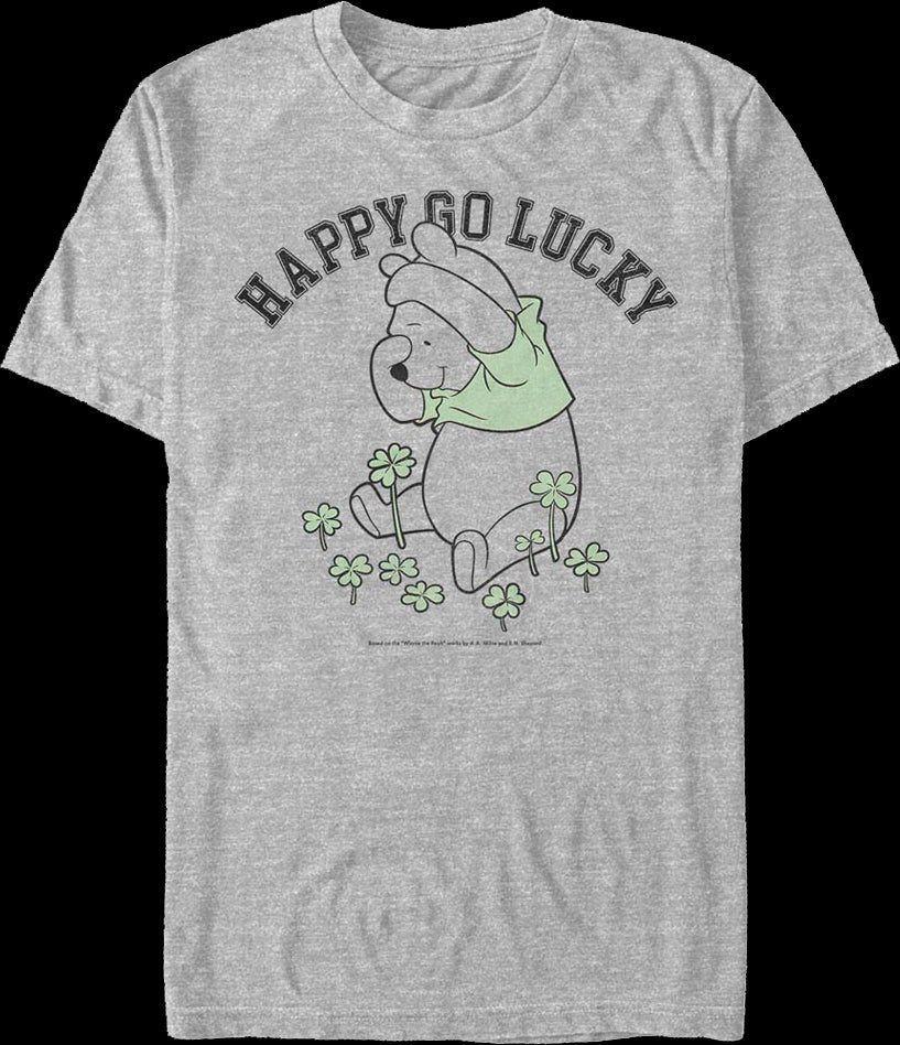 Happy Go Lucky Winnie The Pooh T-Shirt