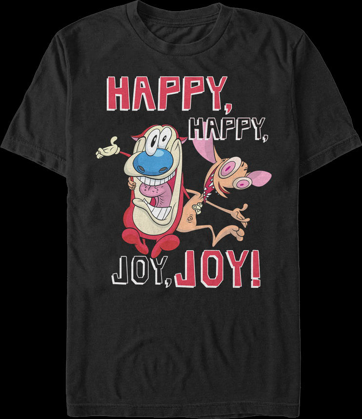 Happy Happy Joy Joy Ren and Stimpy T-Shirt