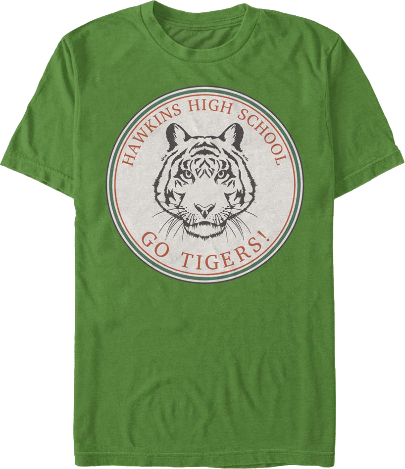 Hawkins High School Tigers Stranger Things T-Shirt