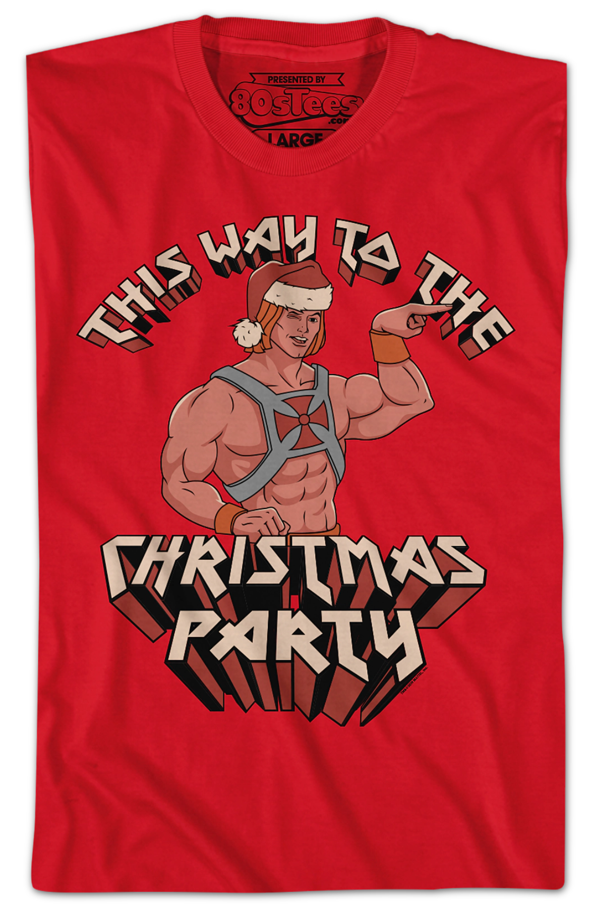 He-Man Christmas Party T-Shirt