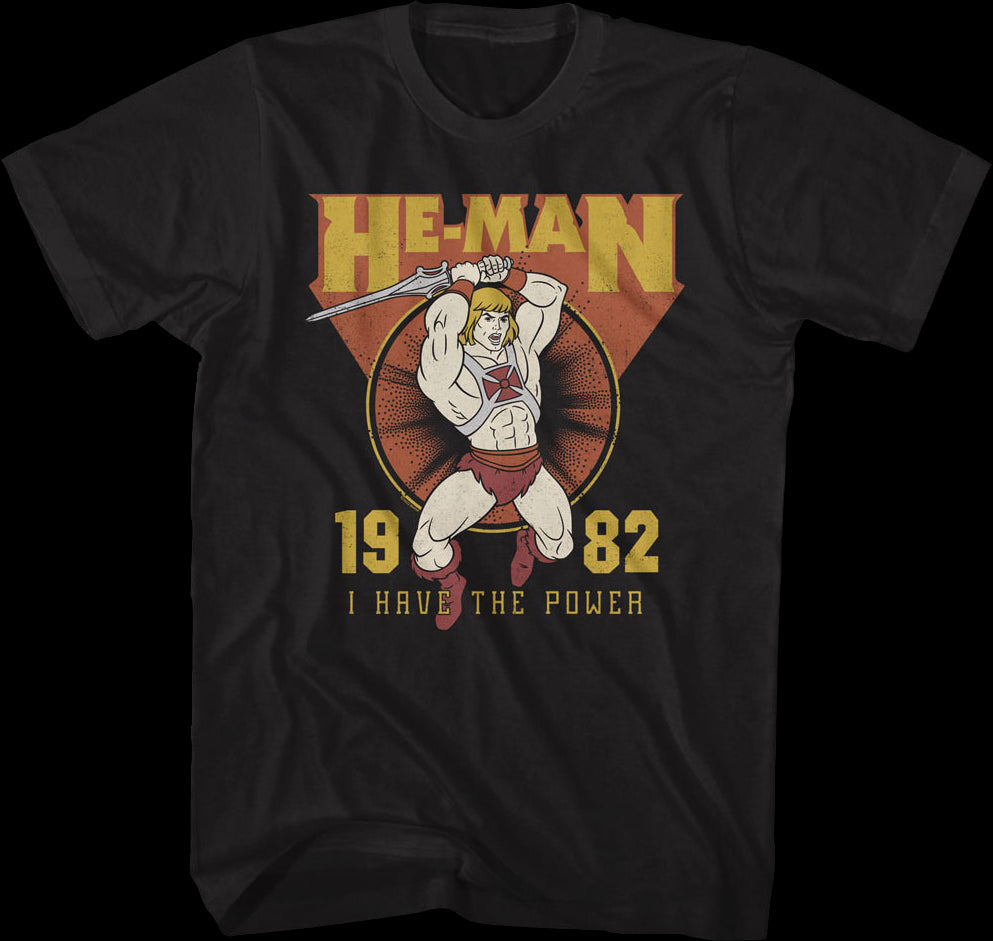 He-Man I Have The Power 1982 Masters of the Universe T-Shirt