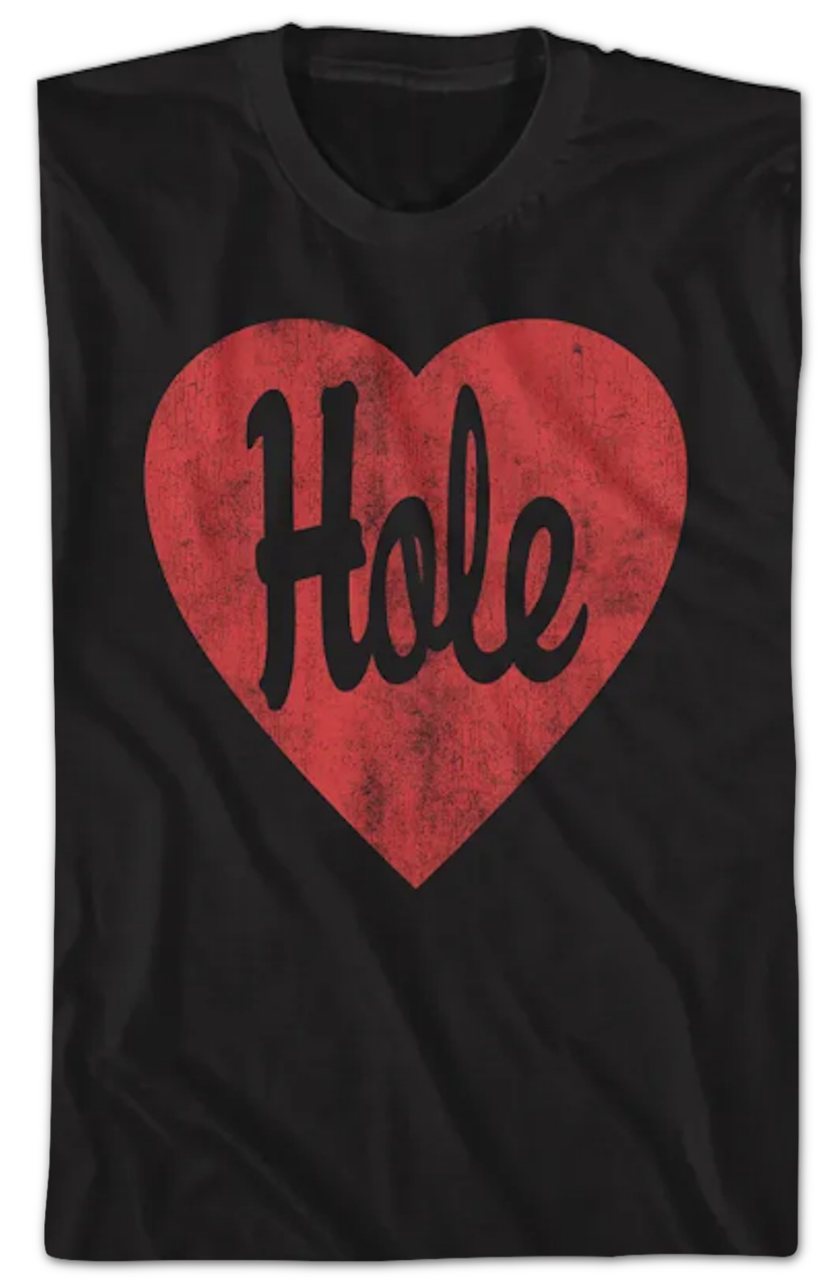 Heart Logo Hole T-Shirt