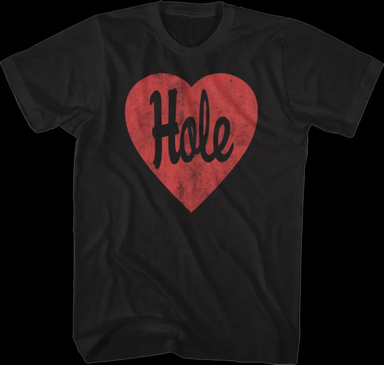 Heart Logo Hole T-Shirt