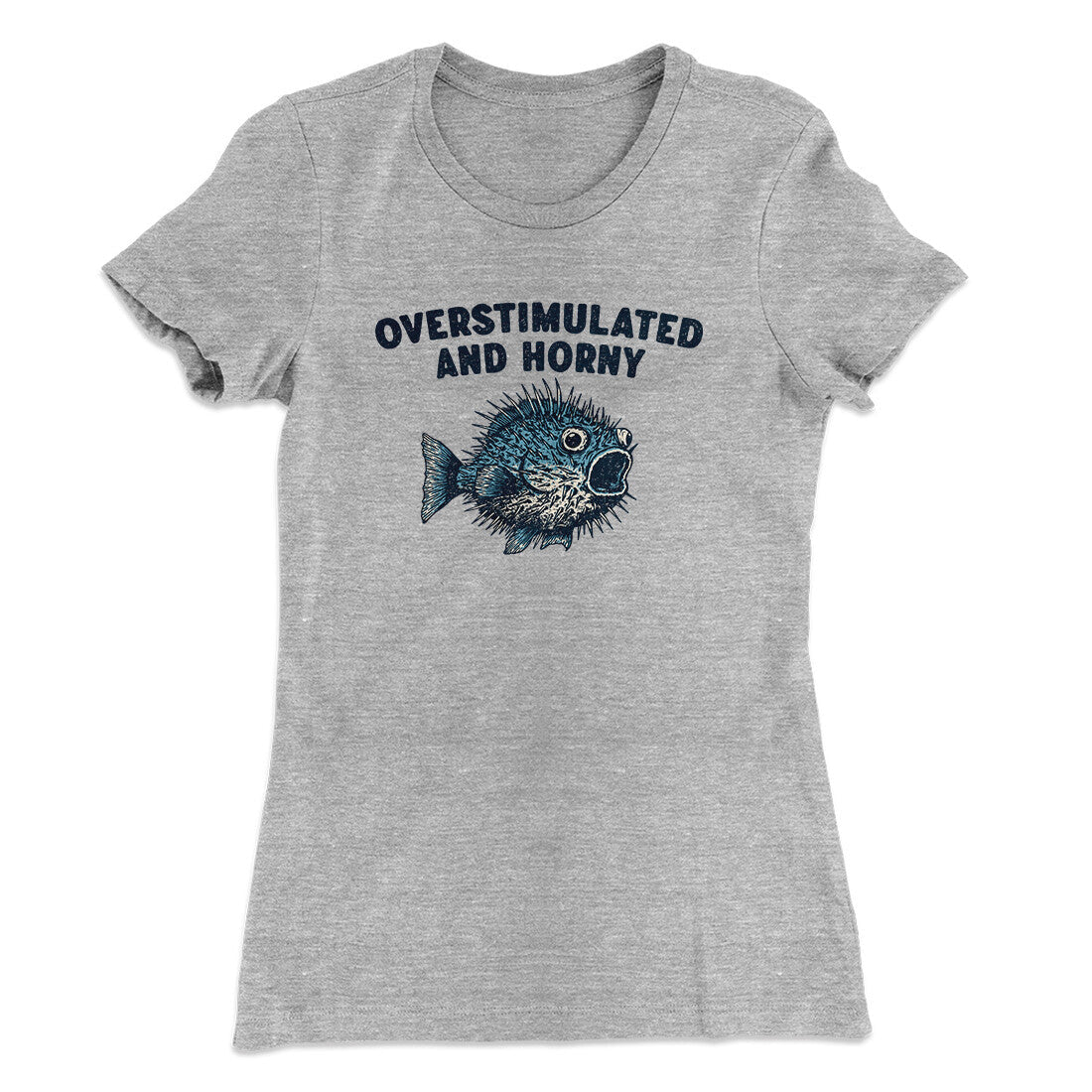 Overstimulated And Horny Women's T-Shirt