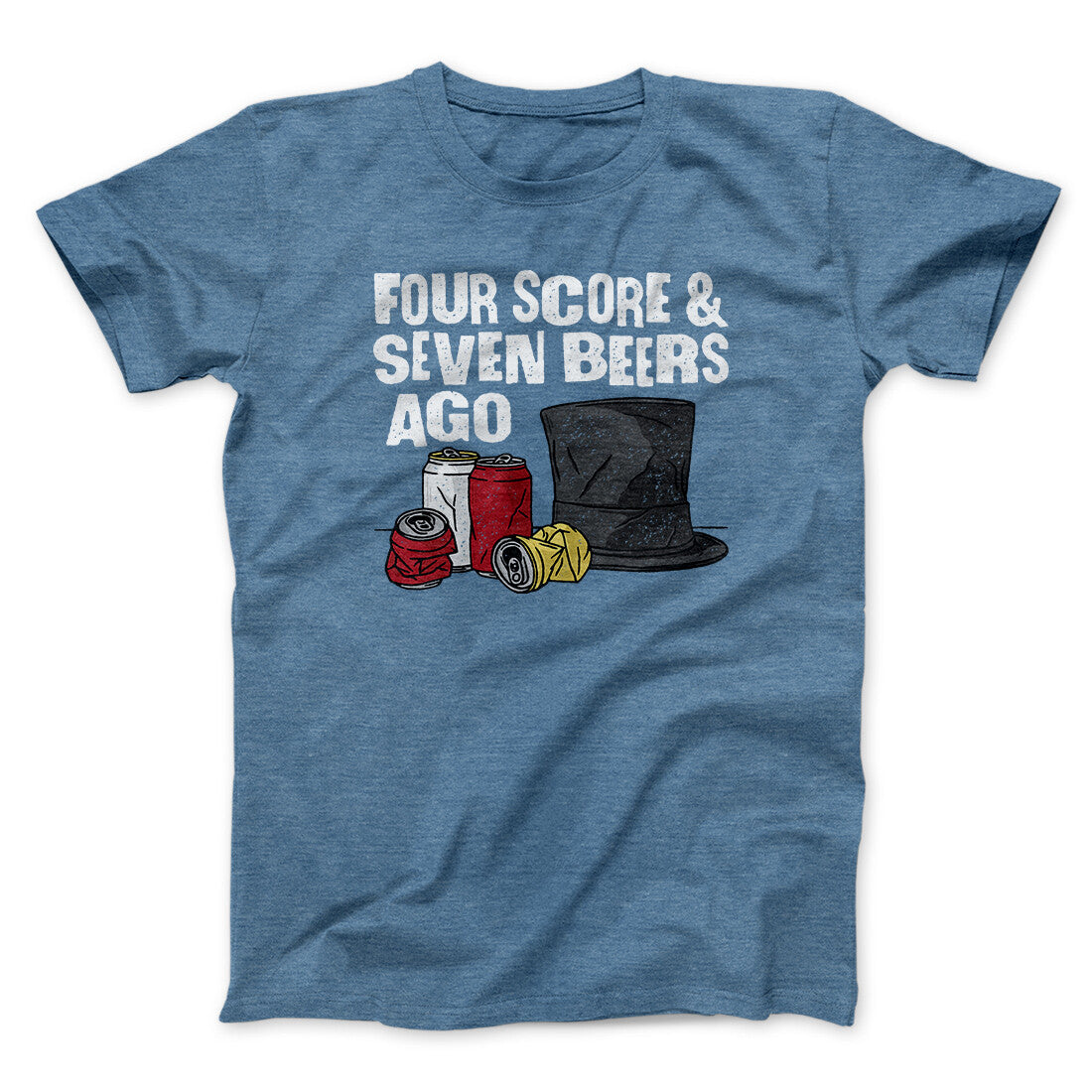Four Score And Seven Beers Ago Men/Unisex T-Shirt