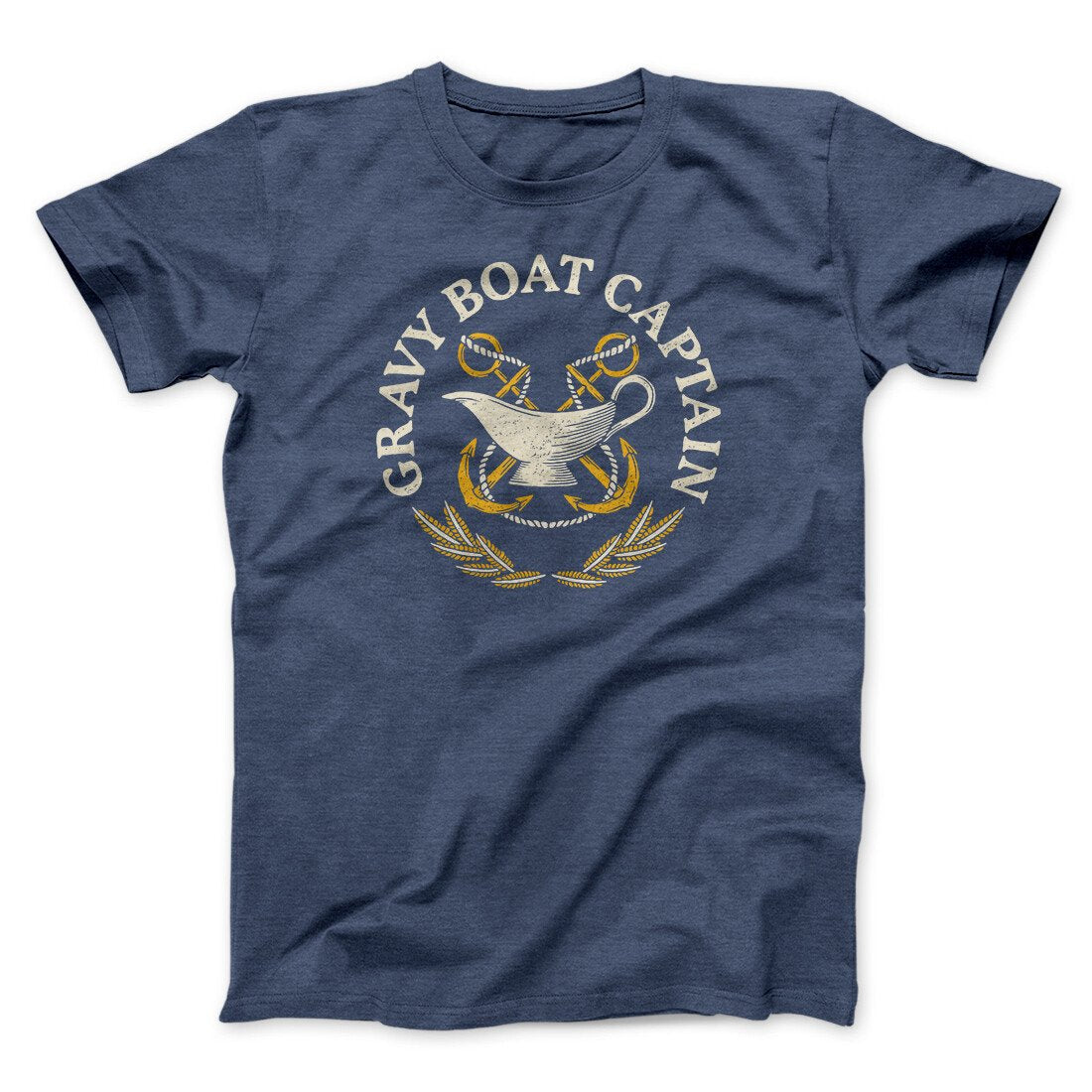 Gravy Boat Captain Funny Thanksgiving Men/Unisex T-Shirt