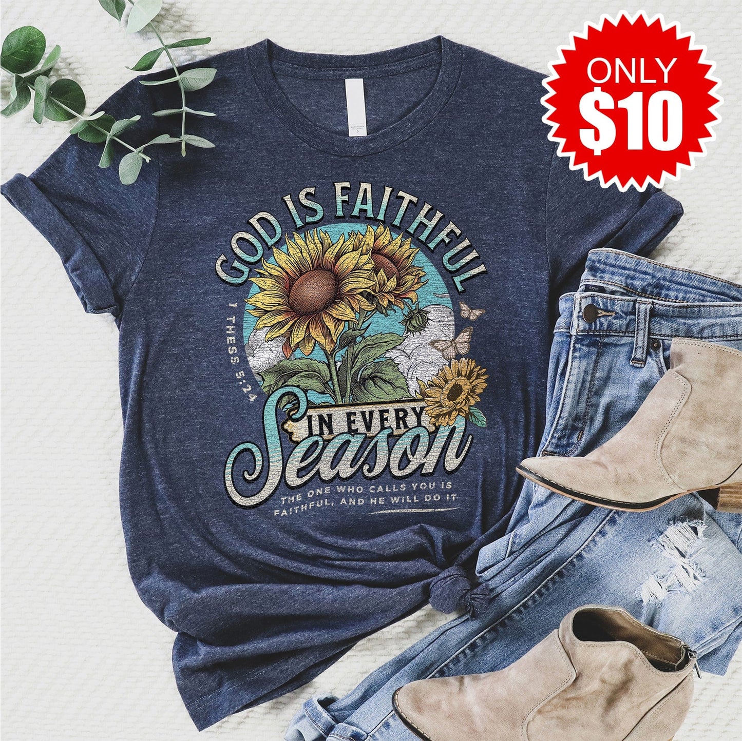 God Is Faithful Tee - 10