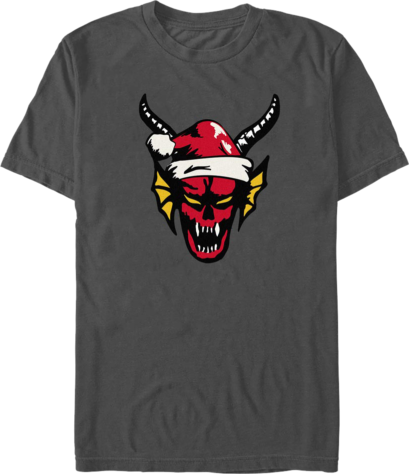 Hellfire Club Santa Claus Hat Stranger Things T-Shirt
