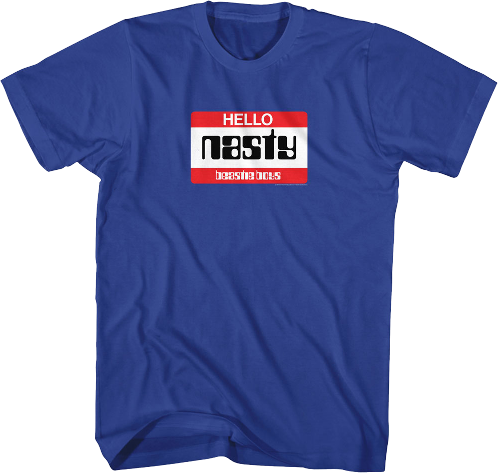 Hello Nasty Name Tag Beastie Boys T-Shirt