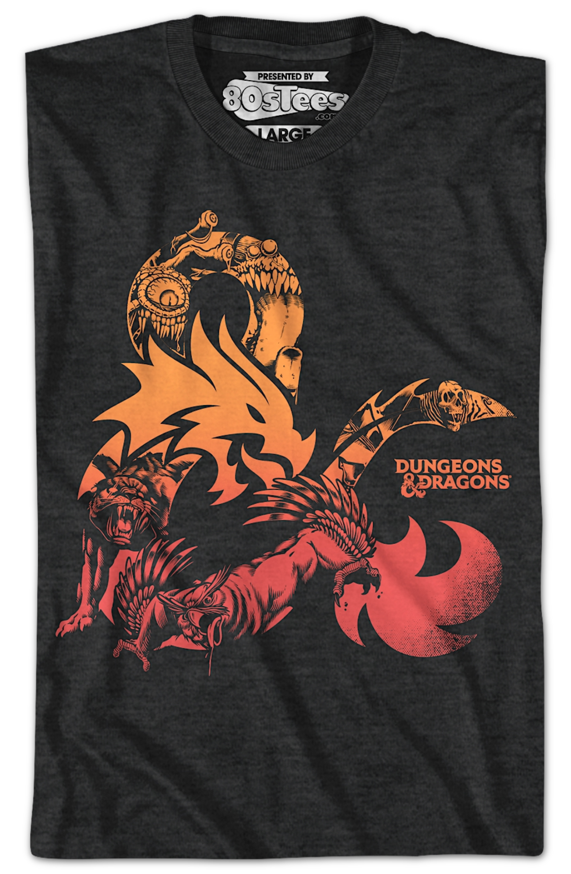 Hidden Monsters Logo Dungeons & Dragons T-Shirt