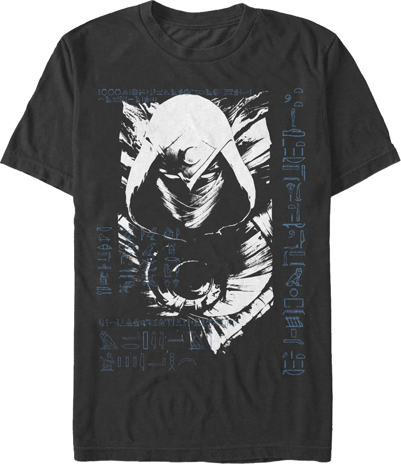 Hieroglyphs Moon Knight T-Shirt