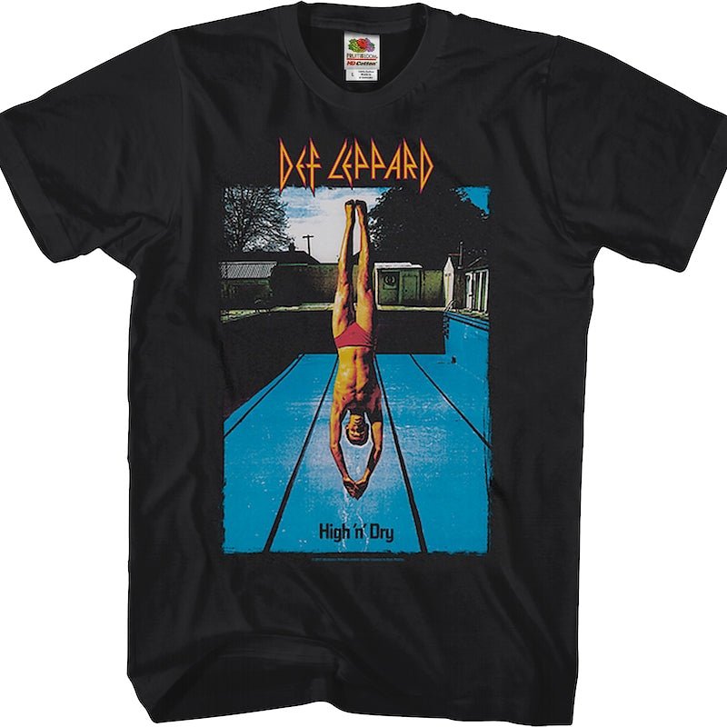 High 'n' Dry Album Cover Def Leppard T-Shirt