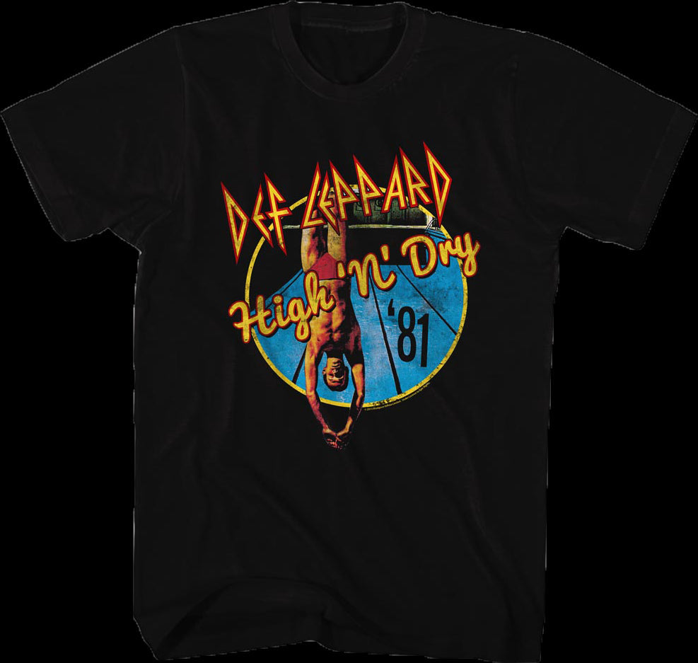 High N Dry Def Leppard T-Shirt